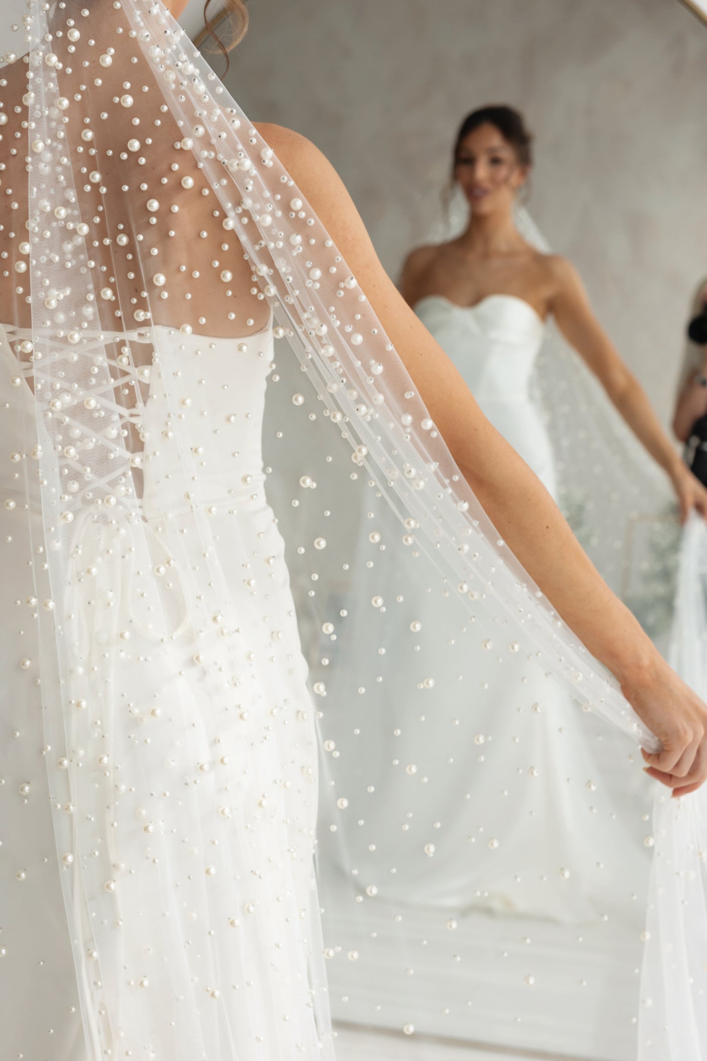 Pearls of Love Veil