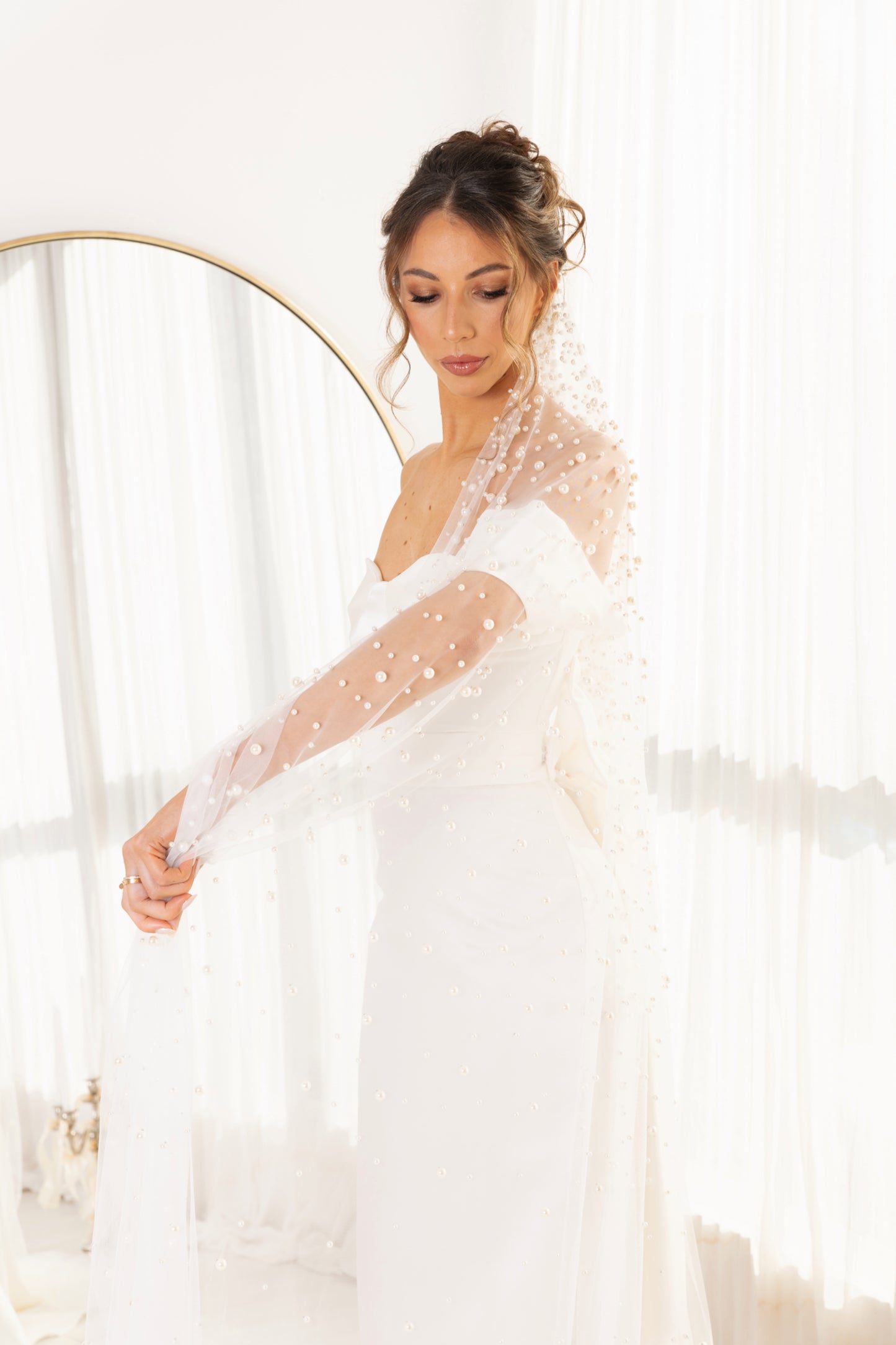 Pearls of Love Veil
