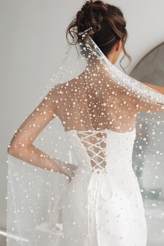 Pearls of Love Veil